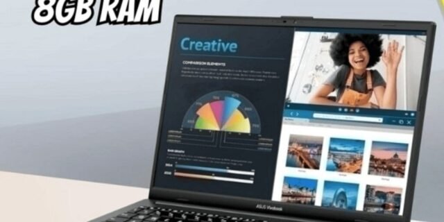 Notebook ASUS VivoBook Go 15, AMD RYZEN 5 7520U, 8GB, 256GB SSD, KeepOS, Tela 15,6″ FHD, Mixed Black – E1504FA-NJ731