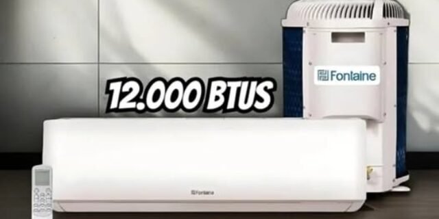 Ar Condicionado Split Hi Wall Fontaine 12000 BTU/h Frio FCST12F – 127 Volts