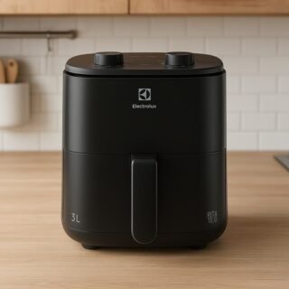 Air Fryer Electrolux por Rita Lobo 3L Preta