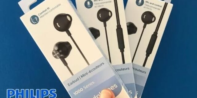 Fone de Ouvido Philips com Microfone – Preto