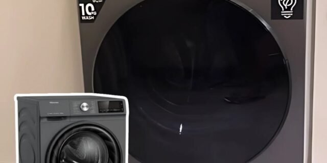 Lava e Seca 13Kg Hisense WD5Q1342BT1 Inverter Titanium 220V