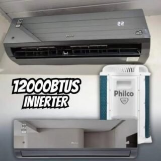 Ar Condicionado Split Inverter Philco Espelhado 12000 BTUs Quente e Frio PAC12000IQFM15E 220V