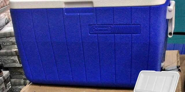 Coleman, Caixa Térmica 48 QT (45,4 L), 64 Latas, Azul