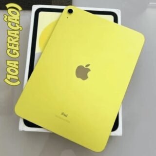 iPad da Apple (10a geração): Com chip A14 Bionic, tela Liquid Retina de 10,9 polegadas, 64 GB Wi-Fi 6, câmera frontal de 12 MP, câmera traseira de 12 …
