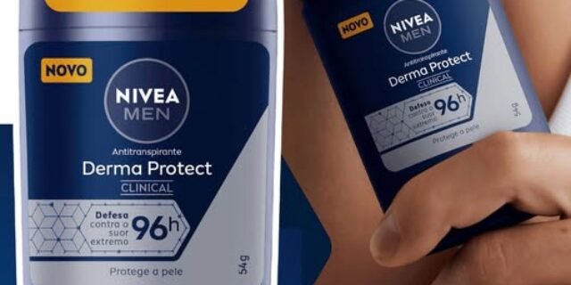NIVEA MEN Desodorante Stick Masculino Derma Protect Clinical 54g