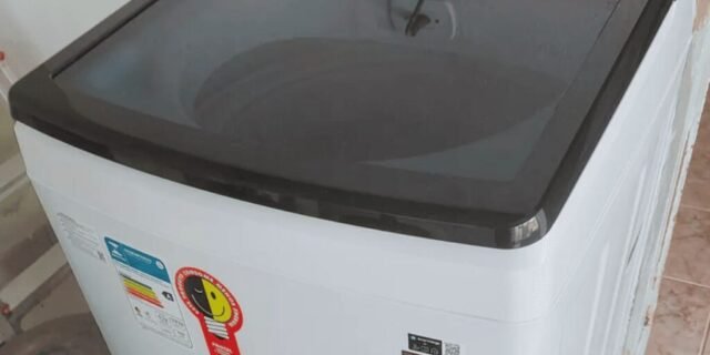 Lavadora Smart Samsung Digital Inverter WA12CG Branca 12kg