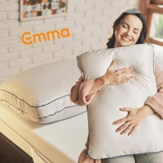 Travesseiro Emma Original – Tecnologia Antiestresse, Altura Ajustável – 50x70cm