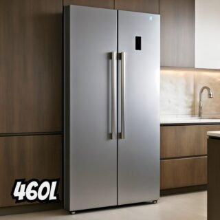 Geladeira Refrigerador HQ Frost Free Side By Side 460 Litros Cinza HQ-460SBSFF