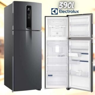 Geladeira Frost Free If43b Black Inox 390l Electrolux 110v