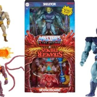 Master Of The Universe, Pacote Sortido com 2 Figuras de Ação Stranger Things de 14 centímetros (Não é Possível Escolher o Modelo)