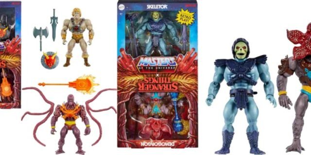 Master Of The Universe, Pacote Sortido com 2 Figuras de Ação Stranger Things de 14 centímetros (Não é Possível Escolher o Modelo)