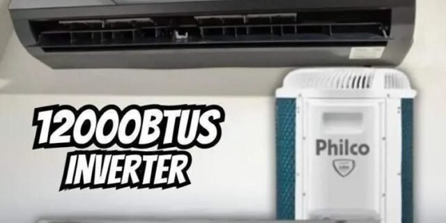 Ar Condicionado Split Inverter Philco Espelhado 12000 Btus Quente e Frio Pac12000iqfm15e 220v
