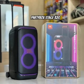 Caixa de Som JBL PartyBox Stage 320 Bluetooth Amplificada Portátil IPX4 240W USB