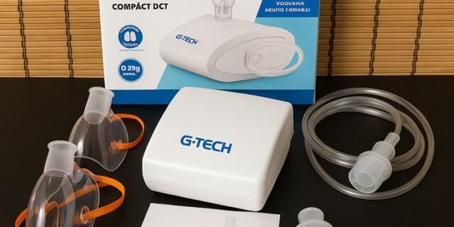 Nebulizador e Inalador Bivolt Super Flow Compact DC1 G-Tech