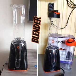 Blender Cadence Zoop Contrast com 2 Jarras, 220V, Preto e Laranja, BLD701