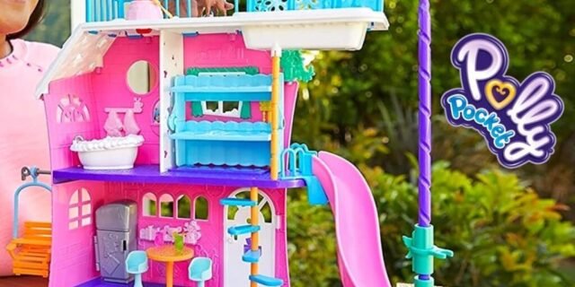 Polly Pocket – Polly Pocket! Casa do Lago da Polly, Mattel, GHY65, Multicor