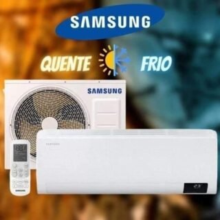 Ar Condicionado Split Hi Wall Inverter Samsung WindFree Connect AI 12.000 Btus Quente e Frio 220V R-32