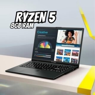 Notebook ASUS VivoBook Go 15, AMD RYZEN 5 7520U, 8GB, 256GB SSD, KeepOS, Tela 15,6″ FHD, Mixed Black – E1504FA-NJ731