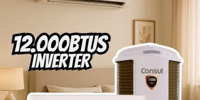 Ar Condicionado Split Consul Dual Inverter 12.000 BTU/h Frio Monofásico Branco CBK12EB/CBL12EB – 220V