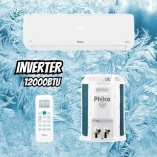 Ar Condicionado Hi Wall Eco Philco Inverter 12.000 Btus Frio 220v R-32