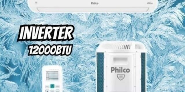 Ar Condicionado Hi Wall Eco Philco Inverter 12.000 Btus Frio 220v R-32