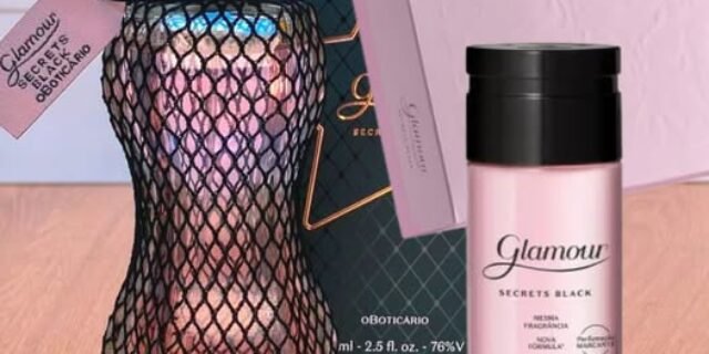 Kit Presente Dia das Mães Glamour Secrets Black (2 itens)