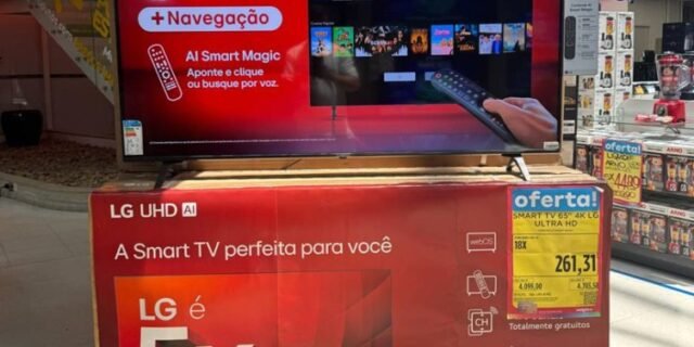 Smart Tv LG Uhd 4k Ut80 65 Polegadas 65ut8000
