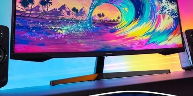 Samsung ‎C34G55TWWL Odyssey 34′ – Monitor Gamer Curvo, WQHD, 165Hz