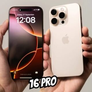 Apple iPhone 16 Pro 128GB Titânio-deserto 6,3″ 48MP iOS 5G