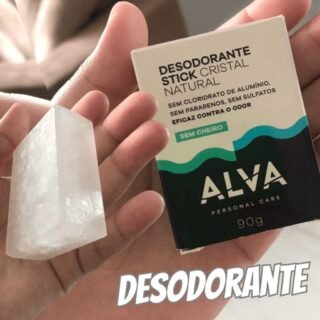 Alva Personal Care Desodorante Cristal Natural 90G Refil – Alva