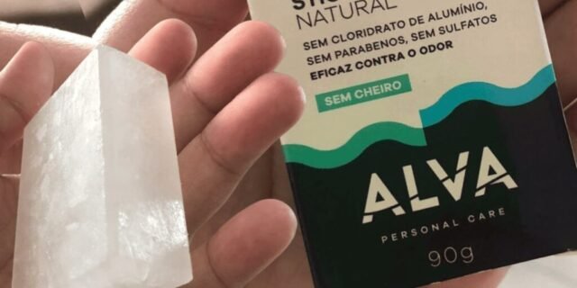 Alva Personal Care Desodorante Cristal Natural 90G Refil – Alva