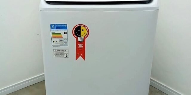 Lavadora de Roupas Panasonic 17kg Cesto Inox – 9 Programas de Lavagem Branca NA-F170B7W