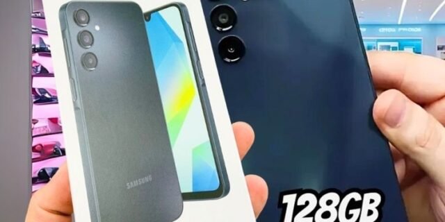 Smartphone Samsung Galaxy A16 128GB Preto 4GB RAM 6,7″ FHD+ Câm Tripla de até 50MP + Selfie 13MP Bateria 5000mAh