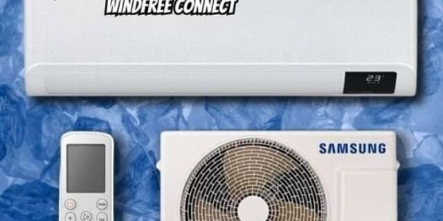 Ar-Condicionado Split Inverter 18000 BTUs Samsung WindFree Connect High Wall Quente e Frio AR18BSEAAWKNAZ 220V