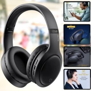 I2GO, Headphone Bass 500, Bluetooth, Microfone Integrado, Controle Multimídia, Até 30h de bateria, Entrada cabo auxiliar P2 (incluso), Dobrável