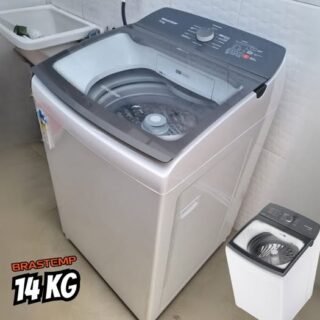 Máquina de Lavar Brastemp 14Kg Branca com Ciclo Tira Manchas Advanced e Smart Sensor – BWK14BB