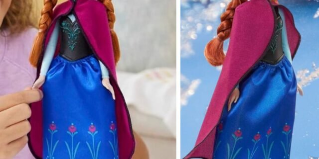 Disney Frozen Boneca Reinha Anna Frozen I Saia Cintilante