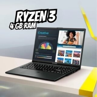 Notebook ASUS Vivobook Go 15 E1504FA AMD Ryzen 3 7320U 4GB Ram 128GB SSD Linux KeepOS Tela 15,6″ FHD Black – NJ1291