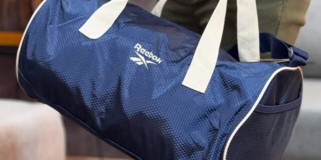 Mala Unissex Reebok Plyo 2 Esportiva Academia Dia A Dia Cor Azul/branco
