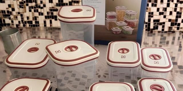 Conjunto Com 8 Potes Herméticos Electrolux