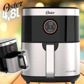 Fritadeira Air Fryer Sem Óleo Ofrt660 Preta/inox Oster 4,8l 110V