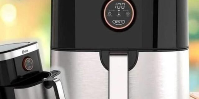 Fritadeira Air Fryer Sem Óleo Ofrt660 Preta/inox Oster 4,8l 110V