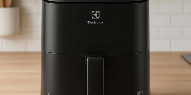 Air Fryer Electrolux Por Rita Lobo 3l Preta Efficient 127V