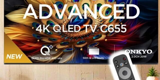 Smart TV 50” 4K UHD QLED TCL 50C655 Wi-Fi – Bluetooth 3 HDMI 1 USB