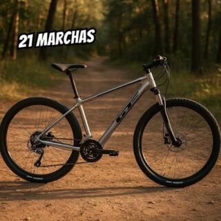 Bicicleta Aro 29 Gts Pro M5 Intense Freio A Disco 24 Marchas Cor Cinza-Preto Tamanho do quadro 19 “