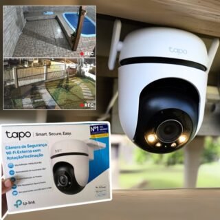 Câmera de Segurança Tapo C500 Externa 360º Com Wi-Fi 1080p Full HD TP-Link