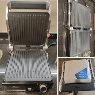 Grill Elétrico Multiuso Inox Oster 2 Em 1 220v