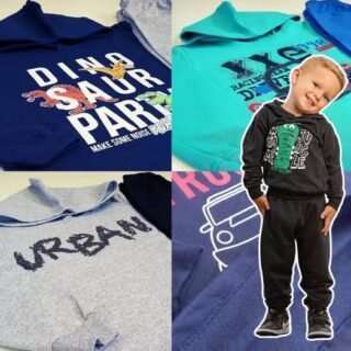 06 Peças Moletom Infantil Menino Com Capuz Inverno