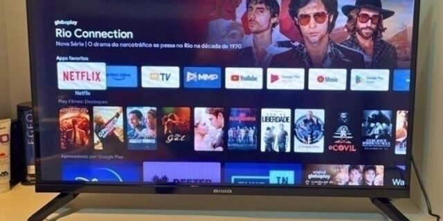 Smart Tv Aiwa 32” Android Hd Borda Ultrafina Wi-fi Hdr10