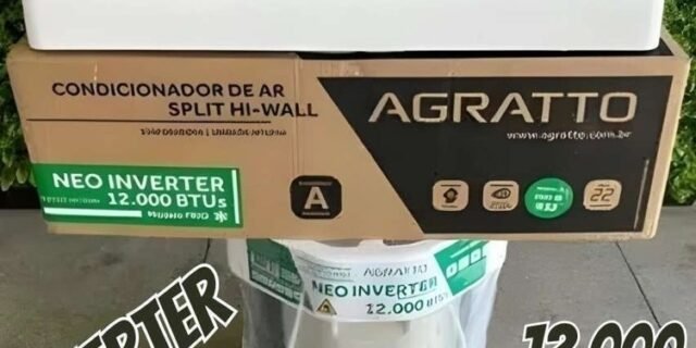 Ar Cond Split Hw Inverter Liv Top Agratto 12000 Bt Frio 220v